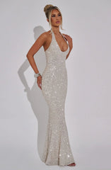 Odette Maxi Dress - Champagne