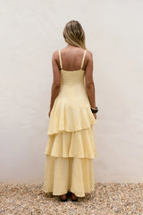 Oh Sunflower Dreams Maxi Dress Yellow