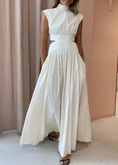 Isla Cut-Out Maxi Set Sleeveless High-Neck Two-Piece