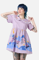 Goodnight Bunny Border Dress