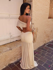 Skyla Maxi Skirt Cream