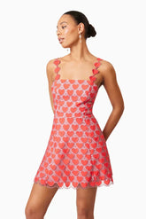 Heartthrob Mini Dress In Red