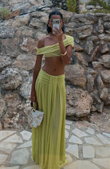 Amore Ease Maxi Skirt Pistachio Mist