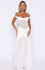 Let's Get Married Maxi Dress Off White