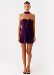 Avenue Mini Dress - Plum