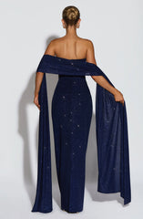 Pandra Maxi Dress - Navy Sparkle