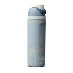 Owala 24fl oz Stainless Steel Special Edition FreeSip Water Bottle - Studded Garden