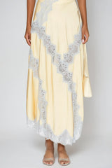 Bess Spaghetti Lace Skirt Set