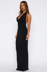 Vacation Time Maxi Dress Black